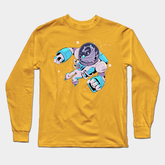 AstroFish in Space Long Sleeve T-Shirt by sythelum